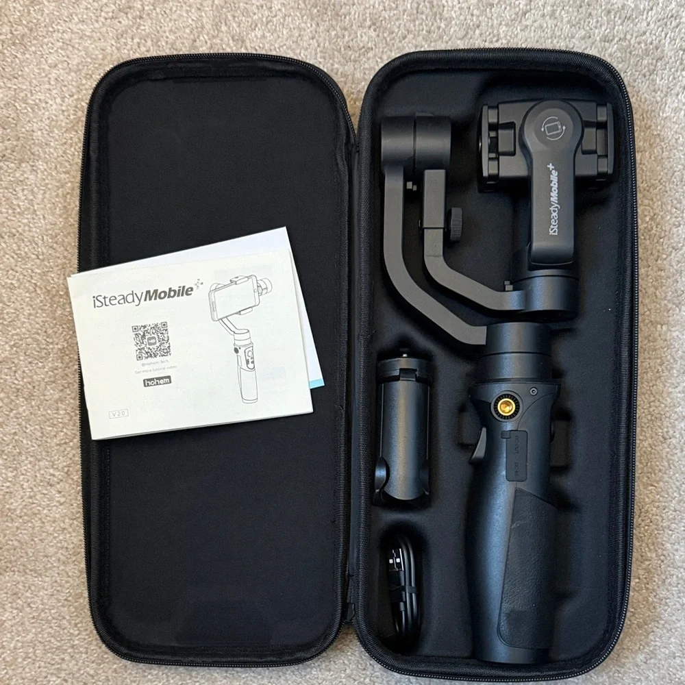 iSteady Gimbal for Content Creation & filming Smartphone stabilizer & tripod NEW